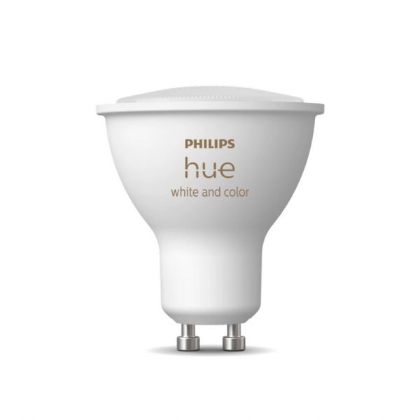 Bombilla inteligente LED Philips Hue White and Color Ambiance GU10 5,7W 2000K-6500K RGB