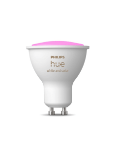 Bombilla inteligente LED Philips Hue White and Color Ambiance GU10 5,7W 2000K-6500K RGB foto bombilla