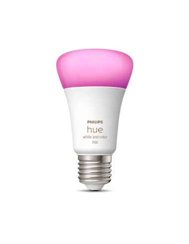 Bombilla inteligente Philips Hue White and Color Ambiance A60 E27 1100lm millones de colores