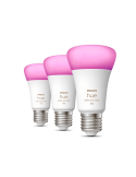 Bombilla inteligente Philips Hue White and Color Ambiance A60  E27 800 Pack 3 millones de tonalidades de luz blanca y de colores