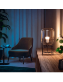Bombilla inteligente Philips Hue White and Color Ambiance LED 6.5W 2000K-6500K RGB A60 E27 830lm Pack 2 tono luz fría