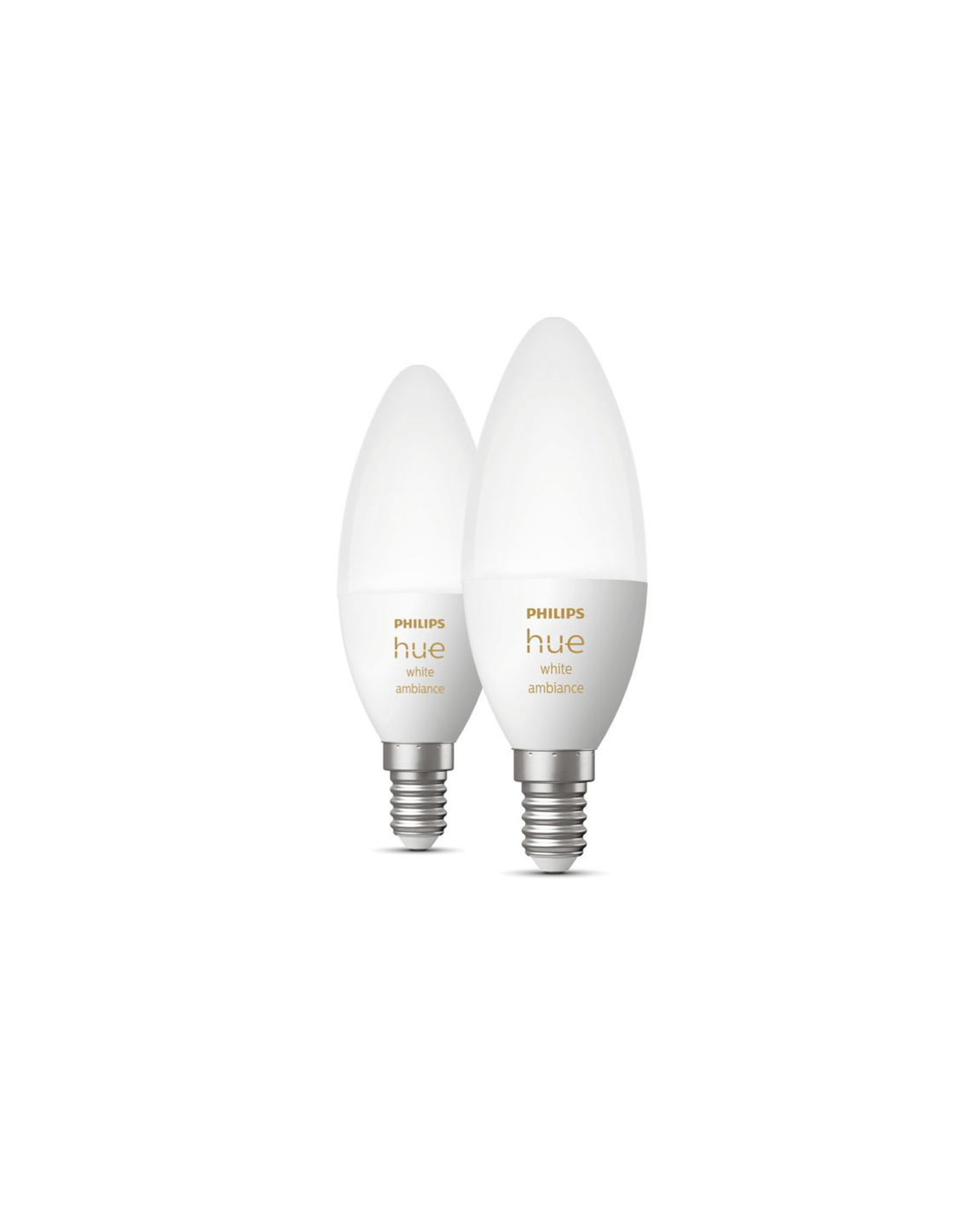 Ampoule connectée dimmable Bluetooth Philips Hue IP20 Flamme E14 470lm 5,5W  blanc chaud