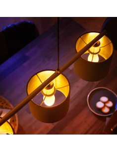 Bombilla inteligente  Philips Hue White Ambiance LED 4W 2200K-6500K  Vela E14 470lm Pack 2 encendidas 2