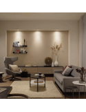 Bombilla  inteligente Philips Hue White Ambiance LED 5W 2200K-6500K GU10 350lm Pack 3 foto salón