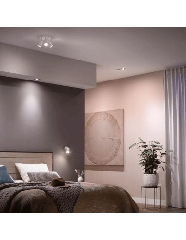 Bombilla  inteligente Philips Hue White Ambiance LED 5W 2200K-6500K GU10 350lm Pack 3 foto ambiente