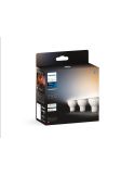 Lâmpada inteligente Philips Hue White Ambiance LED 5W 2200K-6500K GU10 350lm Pack 3 caixa do produto