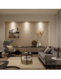 Bombilla inteligente Philips Hue White Ambiance 4.3W 2200K-6500K 350lm GU10 en un salón