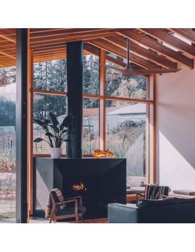 Ventilador de Techo Nova interior/exterior DC marrón ambiente interior