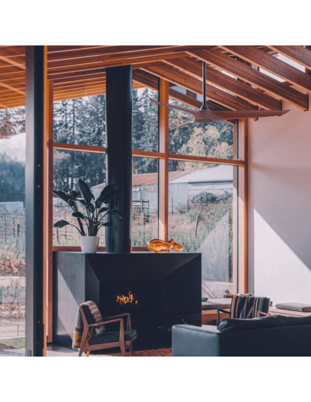 Ventilador de teto Nova interno/externo ambiente interno marrom DC