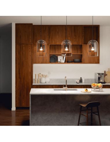 Lâmpada inteligente Philips Hue White Ambiance A67 13W 2200-6500K E27 1600lm em uma cozinha