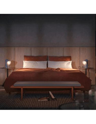 Lâmpada inteligente Philips Hue White Ambiance A60 8W 2200K-6500K E27 1100lm Pacote 2 em um quarto