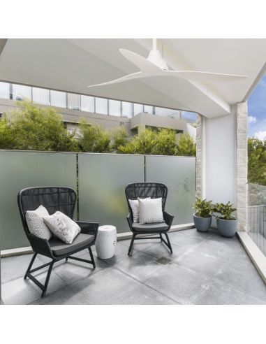 Ventilador de teto Ivy branco interno/externo DC externo