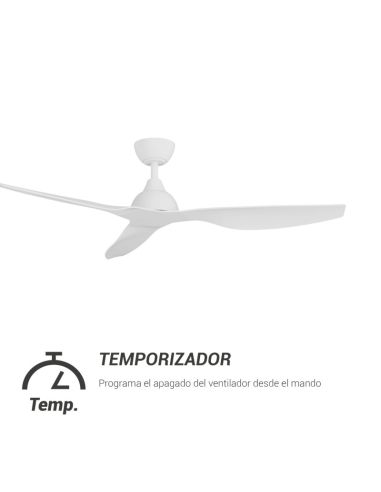 Minuterie CC intérieure/extérieure pour ventilateur de plafond White Ivy