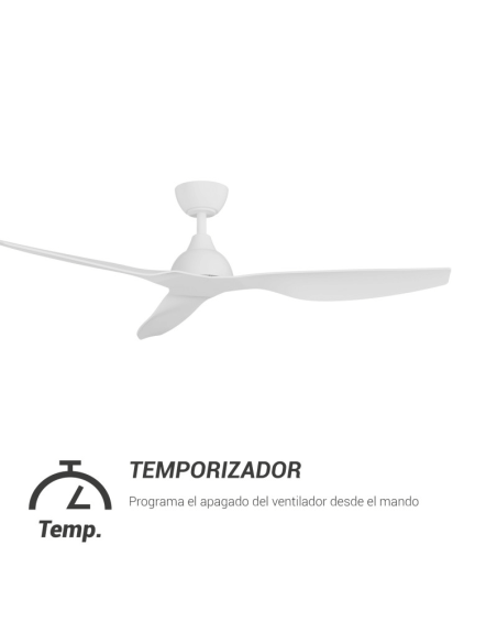 Minuterie CC intérieure/extérieure pour ventilateur de plafond White Ivy