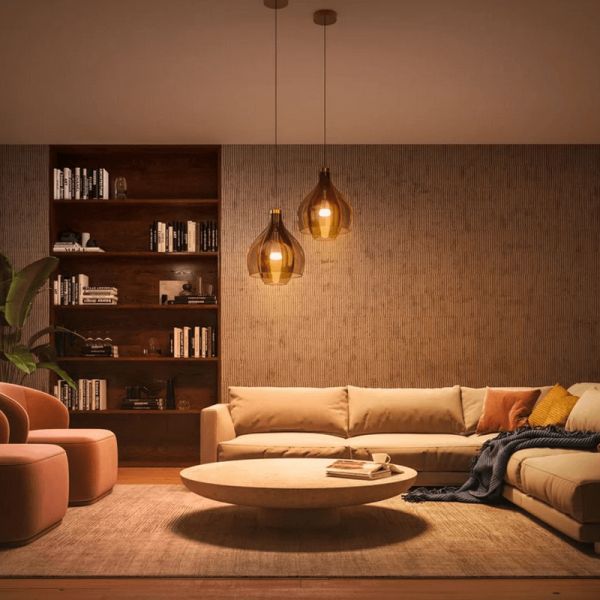 Lâmpada inteligente Philips Hue White Ambiance A60 8W 2200K-6500K E27 1100lm sugestão de apresentação