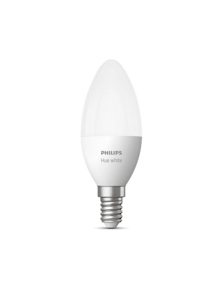 Bombilla inteligente Philips Hue LED 5.5W 2700K Vela 470lm E14