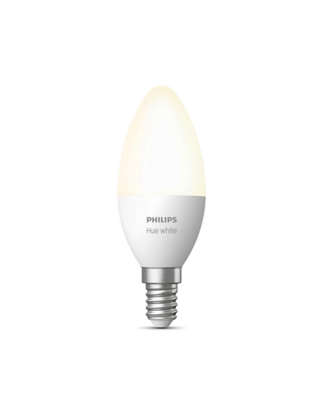 Philips Hue Ampoule LED Intelligente 5,5W 2700K Bougie 470lm E14 Ampoule