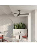 Ventilateur de plafond Lia noir IP20 DC environnement intérieur