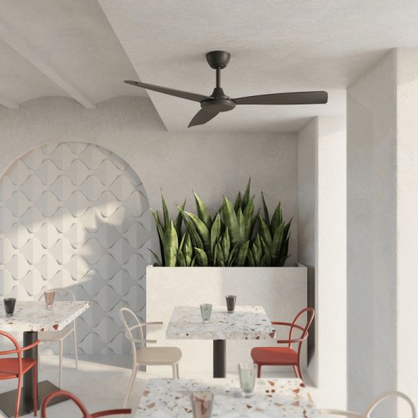 Ventilador de Techo Lia negro IP20 DC interior ambiente