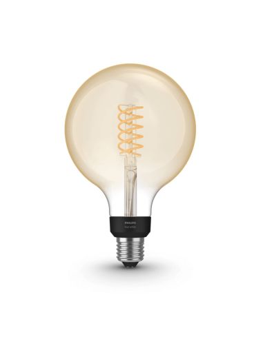 Bombilla inteligente 7W 550lm Philips Globo 2100K G93 E27