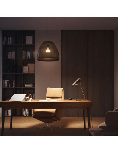 Bombilla inteligente Philips HueWhite 15.5W 2700K 1600lm A67 E27 presentación en lámpara