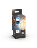Bombilla inteligente Philips Hue White Ambiance 7W 2200-4500K Fil 550lm A60 E27 caja producto