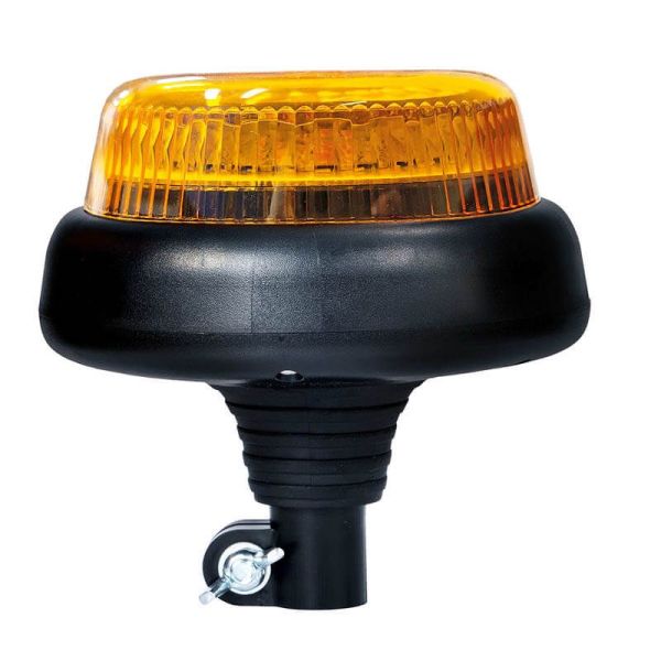 Rotativo LED potente con luz Giratoria FT-101 RO LED PI TA1 12V 24V Sujección DIN Fristom | LeonLeds