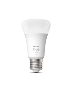Bombilla inteligente Philips HueWhite 9.5W 2700K luz blanca cálida regulable 1055lm A60 E27