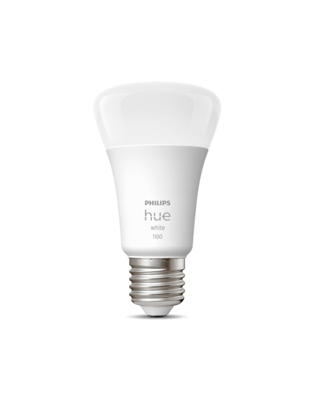 Bombilla inteligente Philips HueWhite 9.5W 2700K luz blanca cálida regulable 1055lm A60 E27