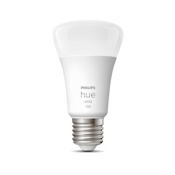 Bombilla inteligente Philips HueWhite 9.5W 2700K luz blanca cálida regulable 1055lm A60 E27