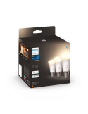 Philips HueWhite 9W A60 Smart Bulb 2700K Warm White Light Regulável E27 806lm Pack 3 Box Product