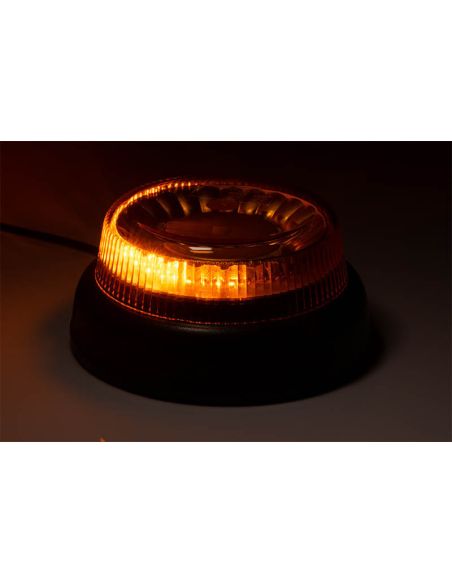 Rotativo LED magnético con luz giratoria 7,8 metros de cable con conector mechero FT-101 RO LED MAG M78 TA1 Fristom | LeonLeds