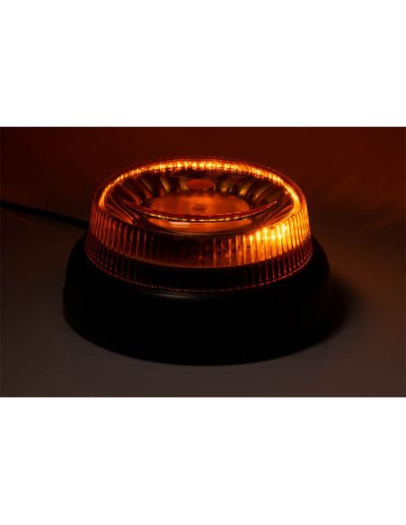 Rotativo LED magnetico con luz giratoria con 3 metros de cable con conector mechero FT-101 RO LED MAG M30 Fristom | LeonLeds
