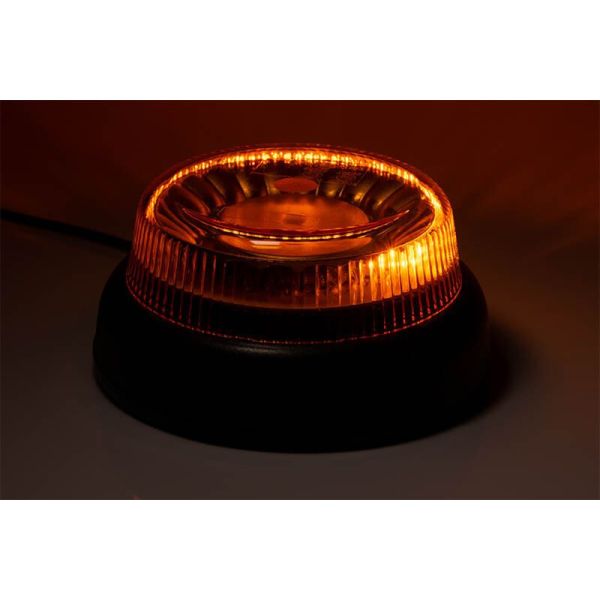 Rotativo LED magnetico con luz giratoria con 3 metros de cable con conector mechero FT-101 RO LED MAG M30 Fristom | LeonLeds