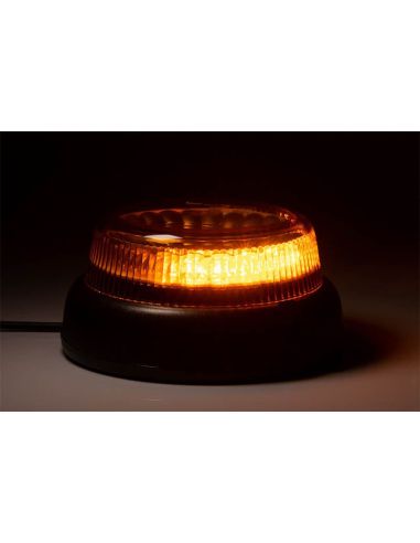 Rotativo LED magnetico con luz giratoria con 3 metros de cable con conector mechero FT-101 RO LED MAG M30 Fristom | LeonLeds