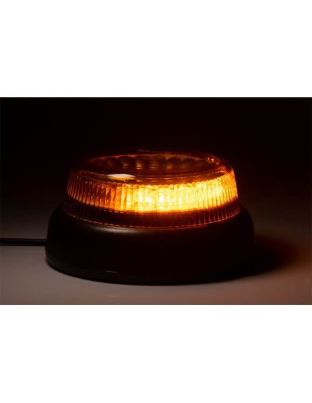 Rotativo LED magnetico con luz giratoria con 3 metros de cable con conector mechero FT-101 RO LED MAG M30 Fristom | LeonLeds