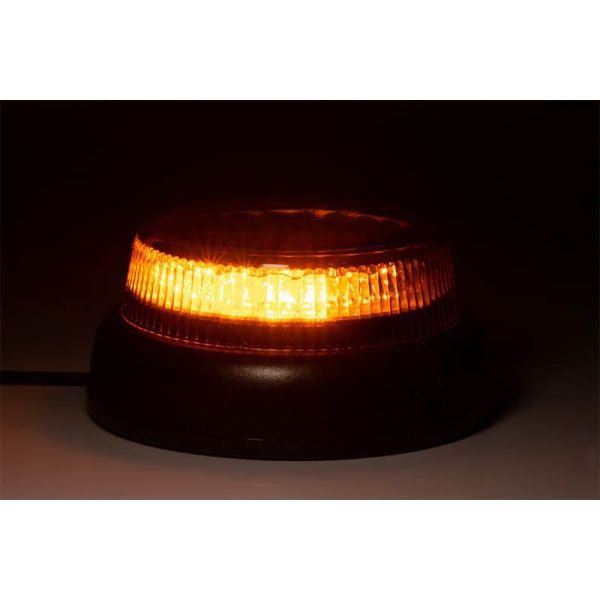 Rotativo LED magnetico con luz giratoria con 3 metros de cable con conector mechero FT-101 RO LED MAG M30 Fristom | LeonLeds