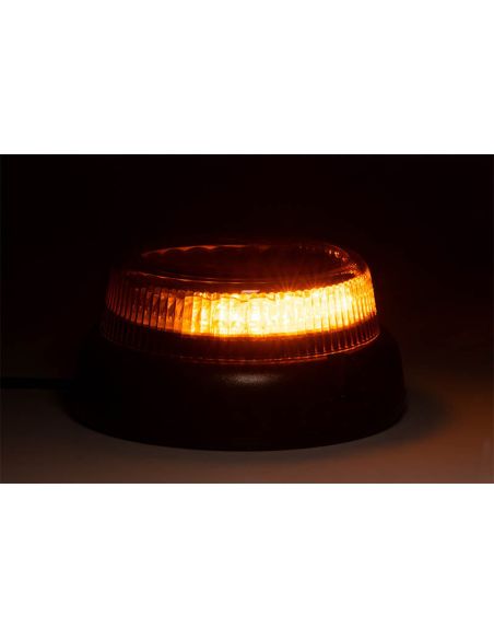 Rotativo LED magnetico con luz giratoria con 3 metros de cable con conector mechero FT-101 RO LED MAG M30 Fristom | LeonLeds