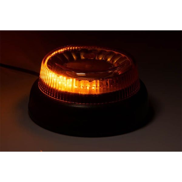 Gyrophare à LED avec gyrophare Fixation par vis avec câble FT-101 3S RO LED Fristom | leonleds