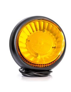 Gyrophare à LED avec gyrophare Fixation par vis avec câble FT-101 3S RO LED Fristom | leonleds