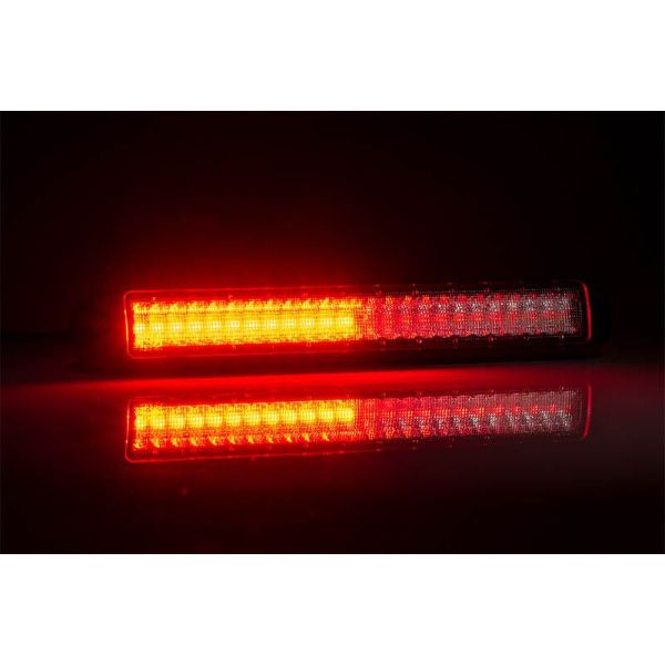 Barra LED trasera con 3 funciones Intermitente, Posición y Freno 12V 24V FT-340 LED Fristom | LeonLeds