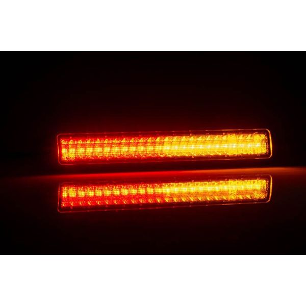 Barra LED trasera con 3 funciones Intermitente, Posición y Freno 12V 24V FT-340 LED Fristom | LeonLeds