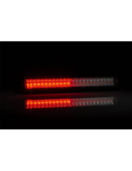 Barra LED trasera con 3 funciones Intermitente, Posición y Freno 12V 24V FT-340 LED Fristom | LeonLeds
