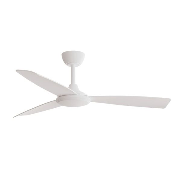 Ventilateur de plafond blanc Lia IP20 DC pour les grands espaces