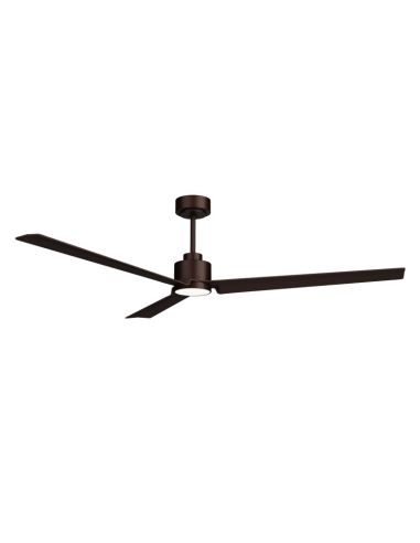 Ventilador de Techo LED Anne XL marrón óxido DC para espacios de más de 32m2