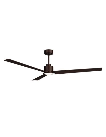 Ventilador de Techo LED Anne XL marrón óxido DC para espacios de más de 32m2