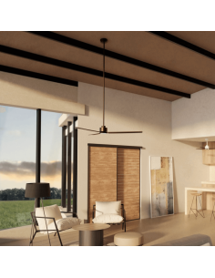 Ventilador de Techo LED Anne XL marrón óxido DC para espacios de más de 32m2 2