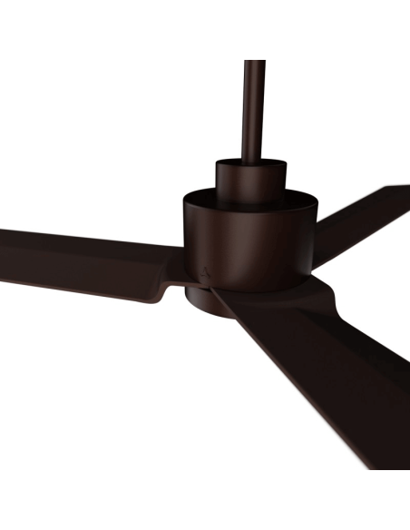 Ventilador de teto Anne XL LED Rust Brown DC para espaços com detalhes externos de mais de 32m2