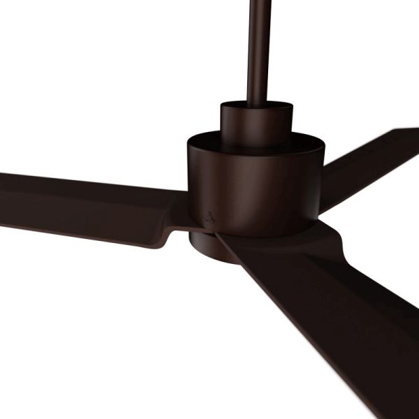 Ventilador de Techo LED Anne XL marrón óxido DC para espacios de más de 32m2 detalle externo