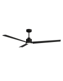 Ventilador de Techo LED Anne XL negro DC para espacios de más de 32m2 temporizador